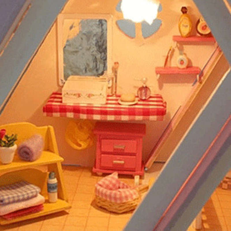 Large Wooden Kids Doll House Barbie Kit Girls Play Dollhouse Mansion Furniture