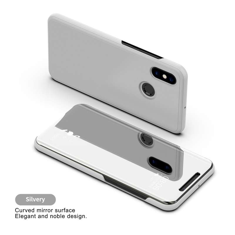 Bakeey Flip Smart Sleep Mirror Window View Bracket Protective Case For Xiaomi Redmi Note 6 Pro -