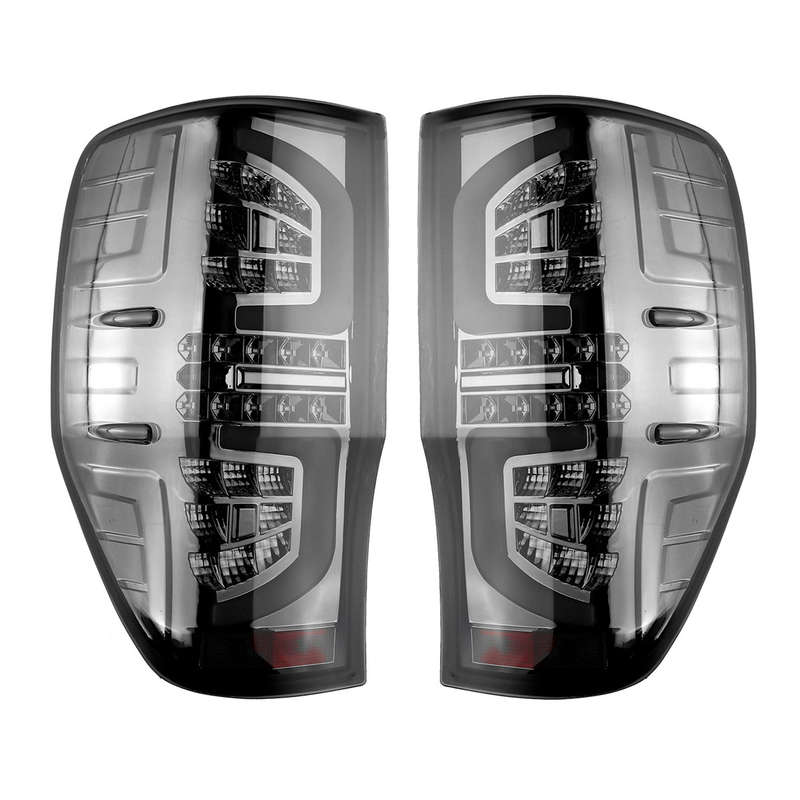 + Smoked LED Rear Tail Lights Lamp for Ford Ranger PX T6 MK2 XL XLT XLS Wildtrak AT