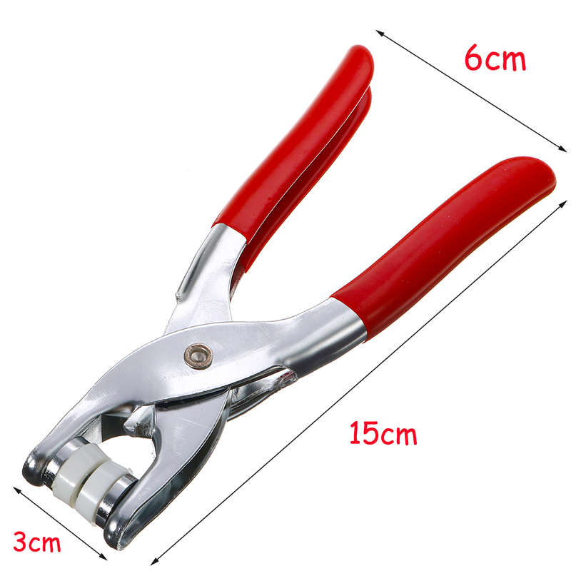 100PCS Prong Pliers Ring Press Studs Snap Popper Fasteners 9.5mm DIY Tools Kit
