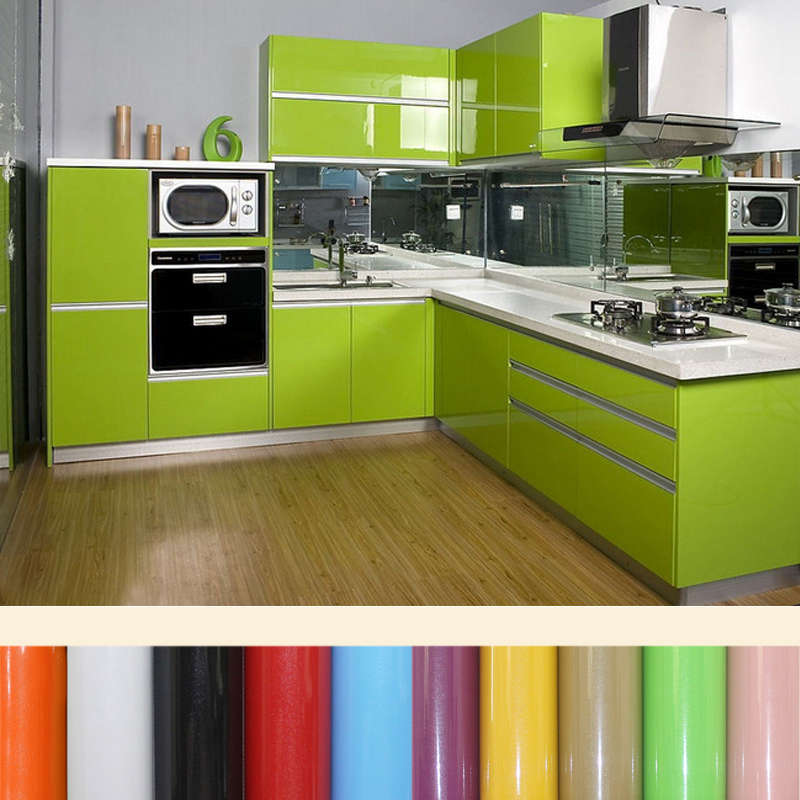 1 Roll 16.4ft Furniture Renovation Decal Pearlized Stoving Varnish Refurbishment Stickers Wallpaper