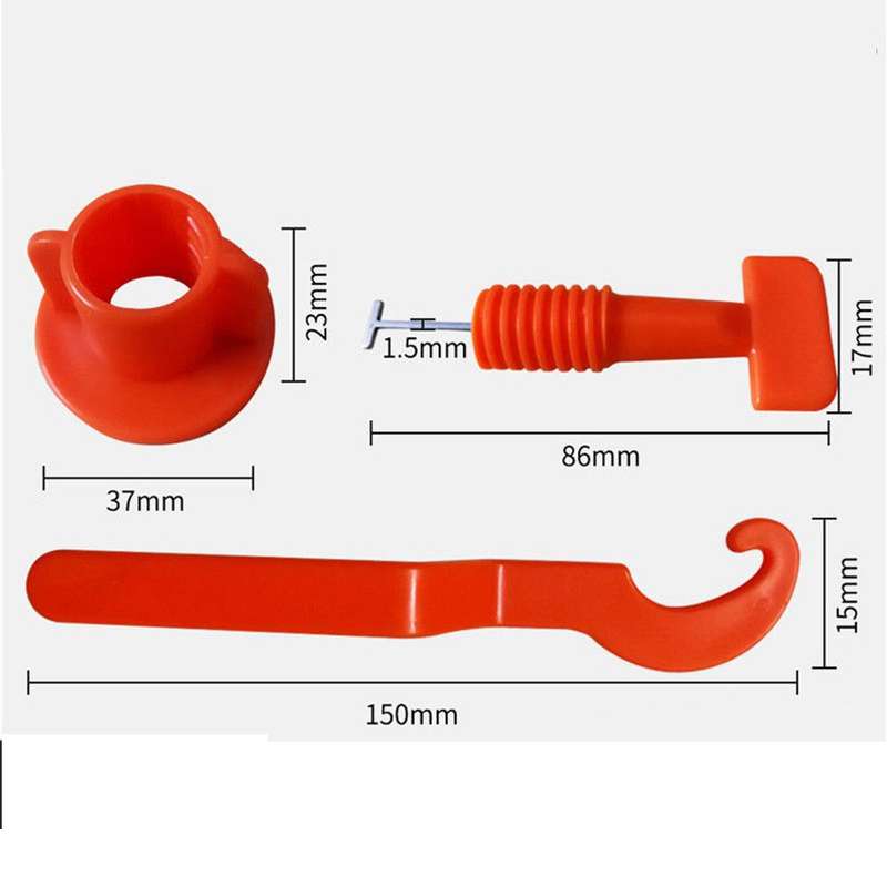 50pcs Plastic Ceramic Tile Leveler Tools Tile Leveling Locator T Leveling System Kits Tile Spacers