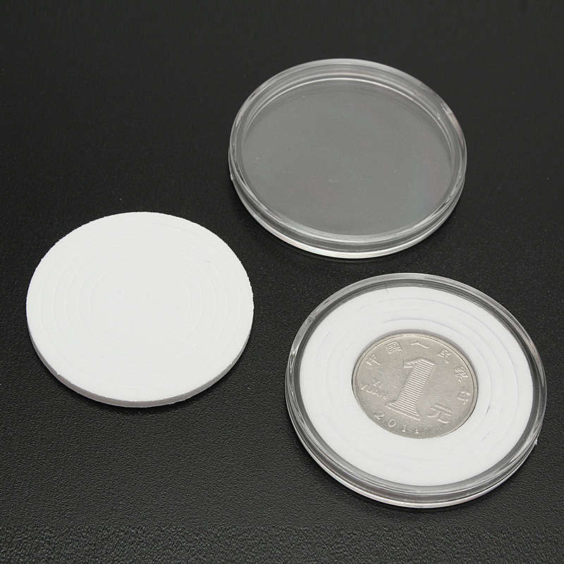 20pcs Round Coins Capsules Holders Portable Storage Box Cases Box Container Display