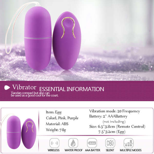 Female Wireless Remote Control Vibrating Egg 20 Speed Adult Masturbation Vibrator