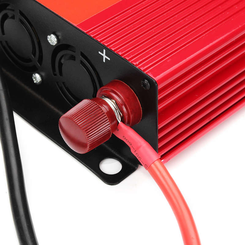 12V TO 220V Solar Inverter 3000W Power Inverter Dual Turbine Cooling System Inverter