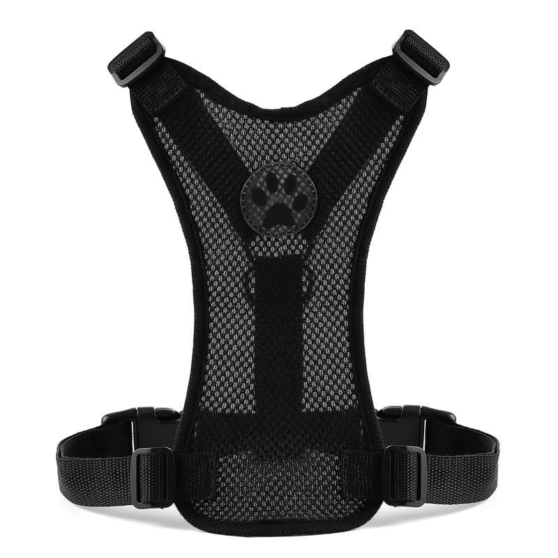 Size M Air Mesh Dog Car Seat Belt Adjustable Harness with Clip Lead Pet Travel