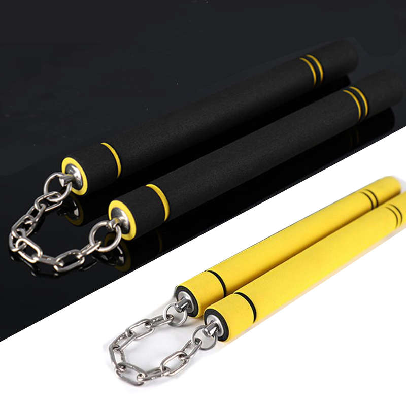 Martial Arts Foam Nunchaku Nunchucks Sponge Stick Bruce Lee Training Safety