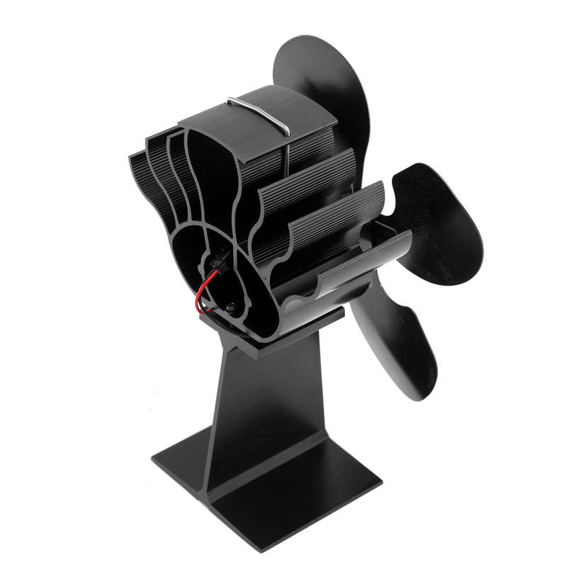 4 Blades Heat Powered Stove Fan Wood Burning Stove Fan Eco Stove Top Fan