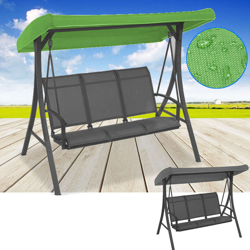 191 x 120 x 23cm Canopy Water-Proof Swing Chair Tent Sunshade Camping Swing Roof Replacement Fabric