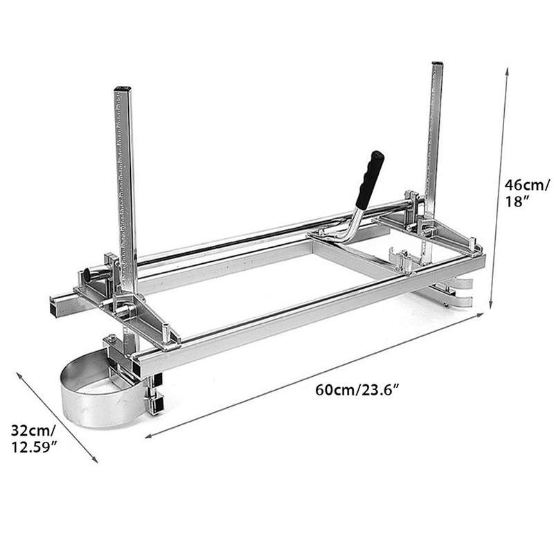 Portable chainsaw mill planking milling