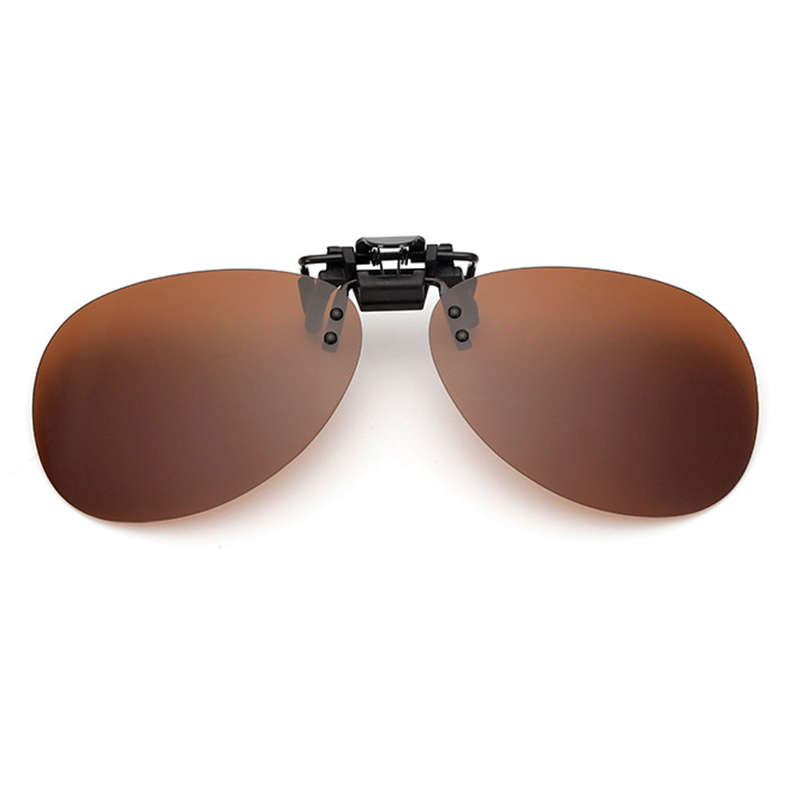 3Pcs Clip-on Night Vision UV400 Polarized Lens Glasses Outdoor Driving Sunglasses
