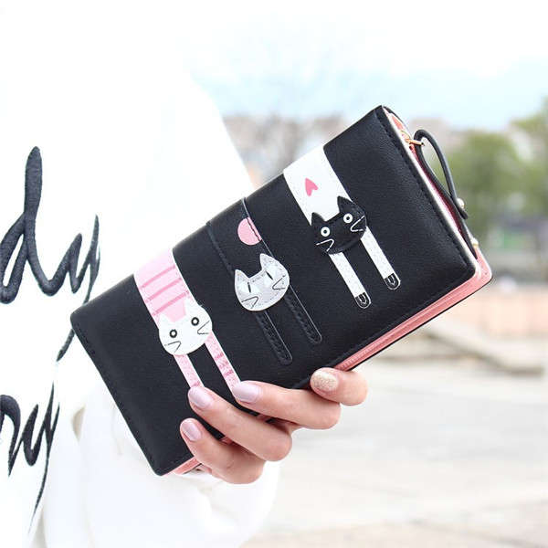 Cat Long Wallet