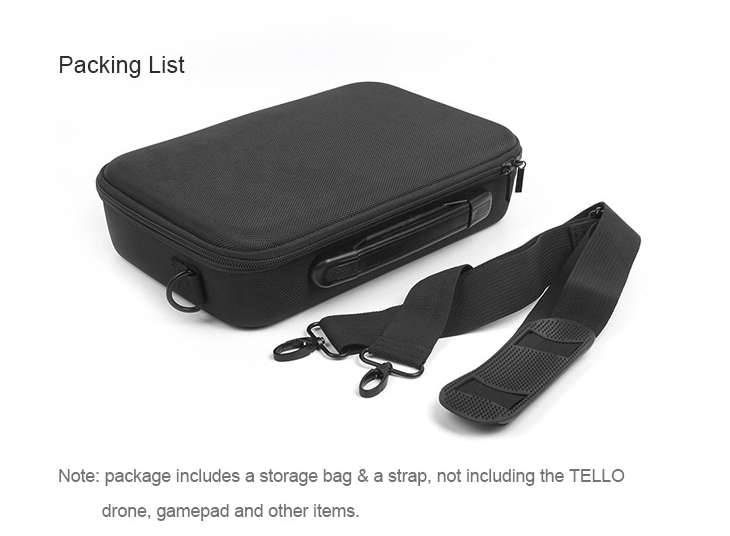 Handbag Storage Shoulder Bag Carrying Case for DJI Ryze Tello & Gamesir T1d Remote Controller -