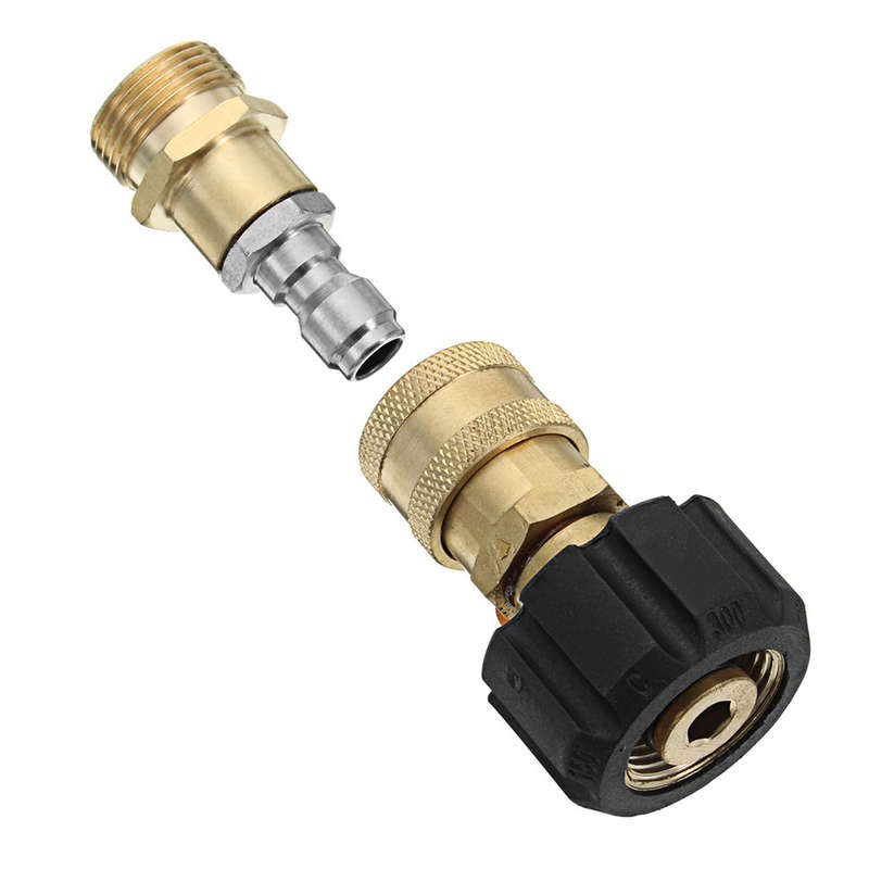 threaded nozzle, quick connect head