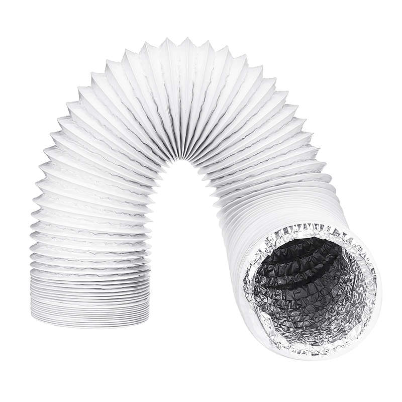 180cm PVC Aluminum Foil Universal Portable Air Conditioner Exhaust Hose 12.5cm Dia