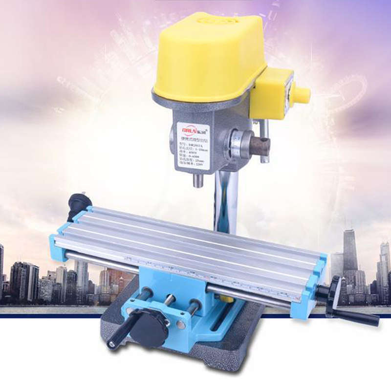 Mini Precision Milling Machine Worktable Multifunction Drill Vise Fixture Working Table