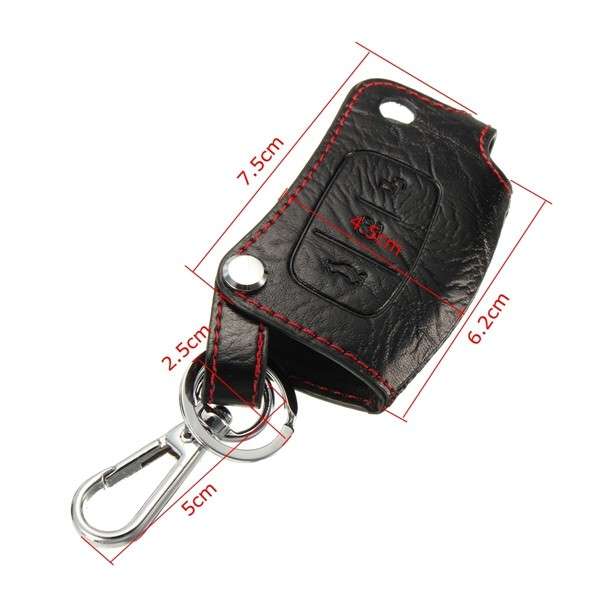 PU Leather Remote Key Holder Case Cover Bag Fob for FORD FOCUS FIESTA MONDEO 3B