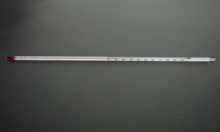 0-100 Degree Glass Thermometer Home Brew Laboratory Red Water Filled Thermometer