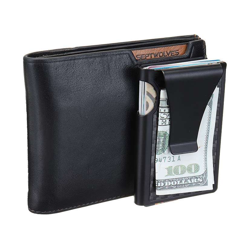 Carbon Fiber Flip Card Holder Credit Card Holder EDC Gadget