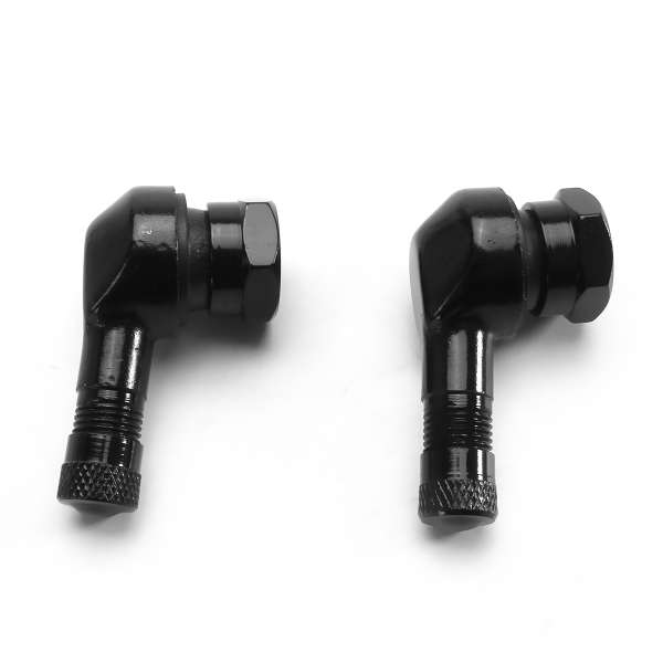 otorcycle Wheel Tire Stem Tubeless Valve 90 Degree Angle CNC Aluminum