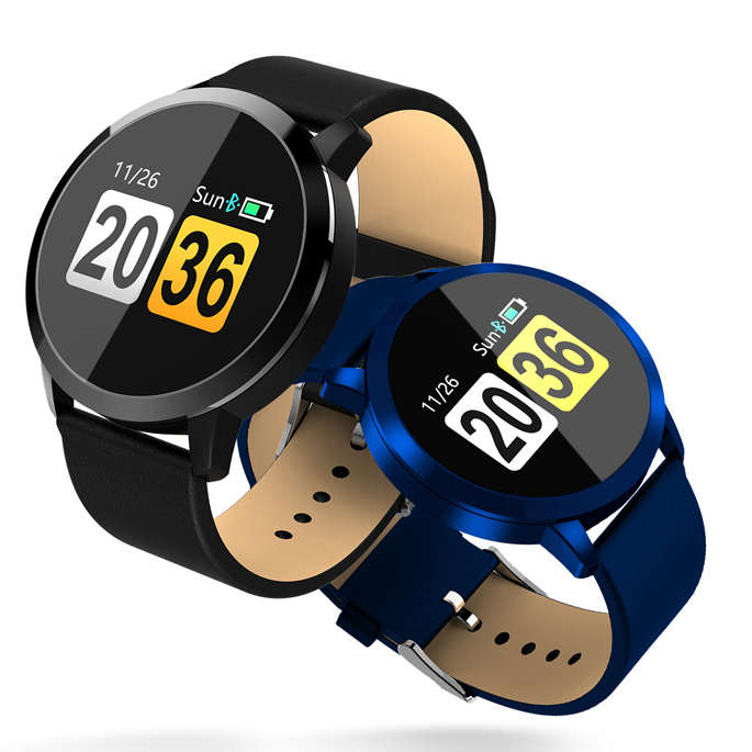 OUKITEL W1 Color Round Screen Blood Oxygen Pressure Heart Rate Long Standby Smart Watch