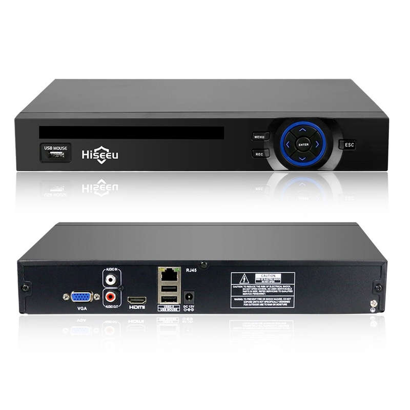 Hiseeu 32CH 2HDD 5MP 1080P 4K CCTV H.265 NVR DVR Network Video Recorder ONVIF f... (ADAPTOR: UKPLUG)