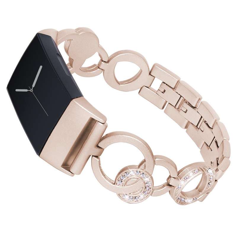 Bakeey Stainless Steel Strap Watch Band for Fitbit Charge 3 (NO.: NO.1)