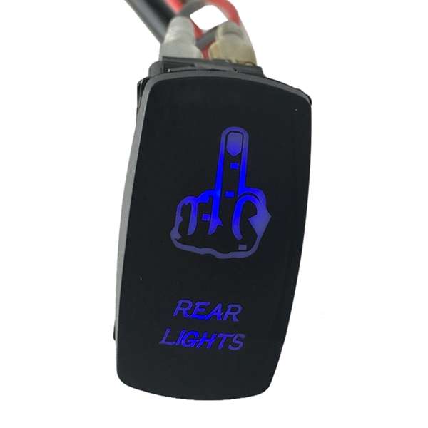 Laser Engraving Switch Modification for Jeep RV SUV Motorcycle Boat Yacht