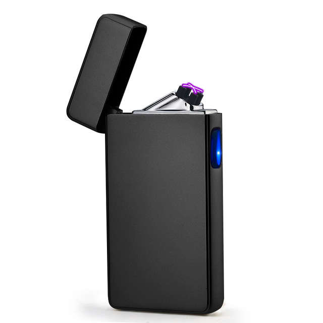 Pipe Pulsed Double Arc Lighter USB Electronic Lighter Torch Plasma Windproof