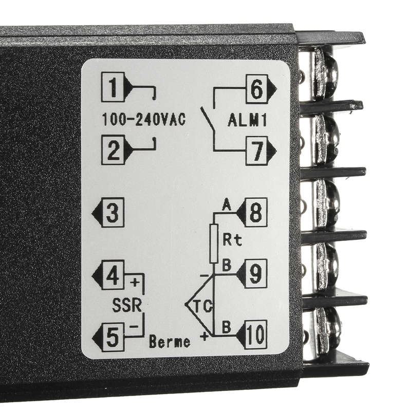 Electrical Tools Digital PID Temperature Controller SSR K Thermocouple Sensor
