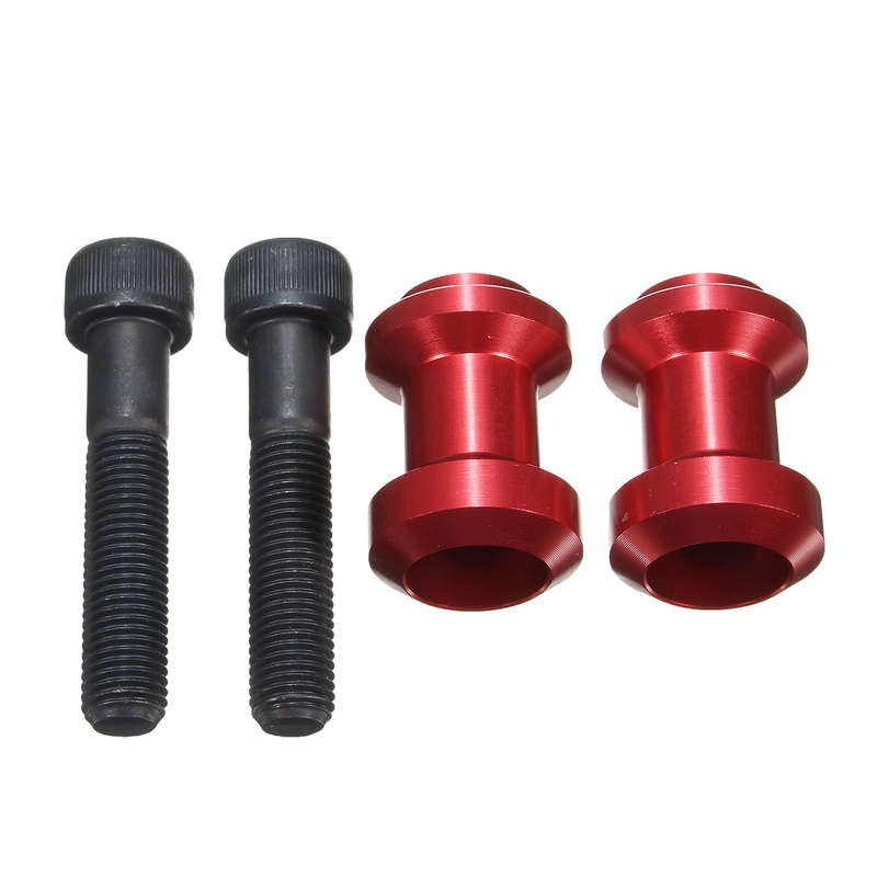 luminum CNC Swing Arm Spools Bobbins Slider For Kawasaki ZX6R Yamaha F