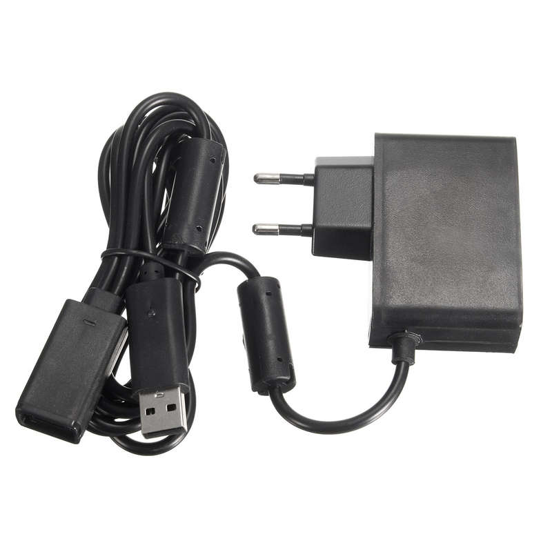 2.3m USB AC Adapter Power Supply Cable for Xbox 360 Kinect Sensor EU/US Plug