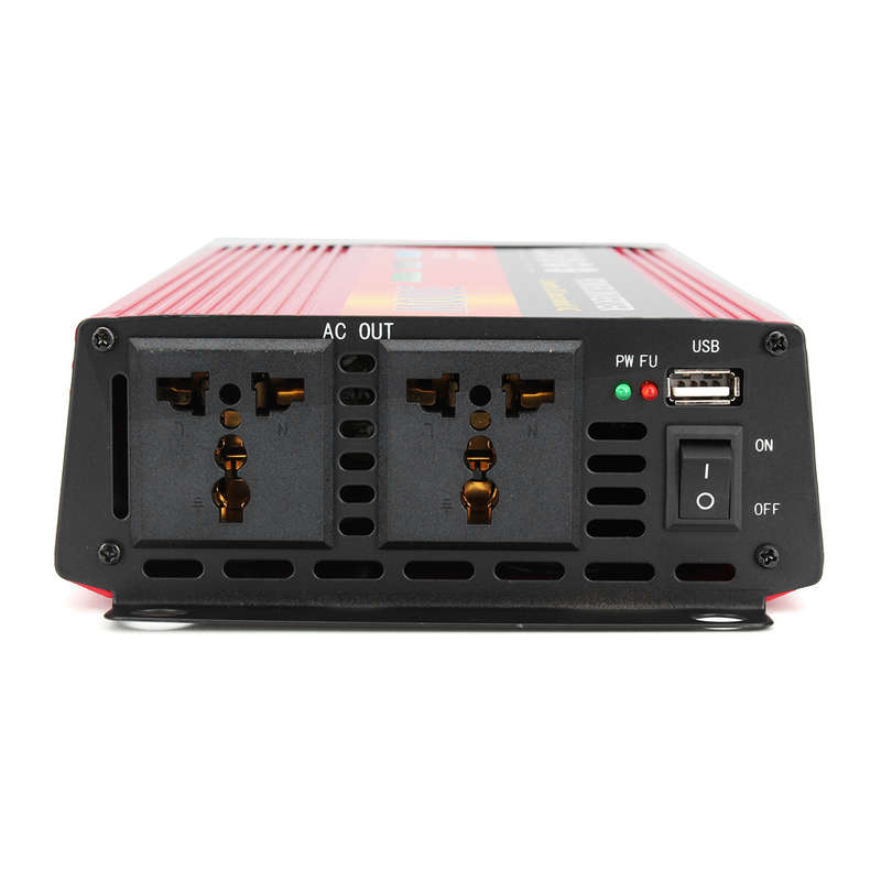 12V TO 220V Solar Inverter 3000W Power Inverter Dual Turbine Cooling System Inverter