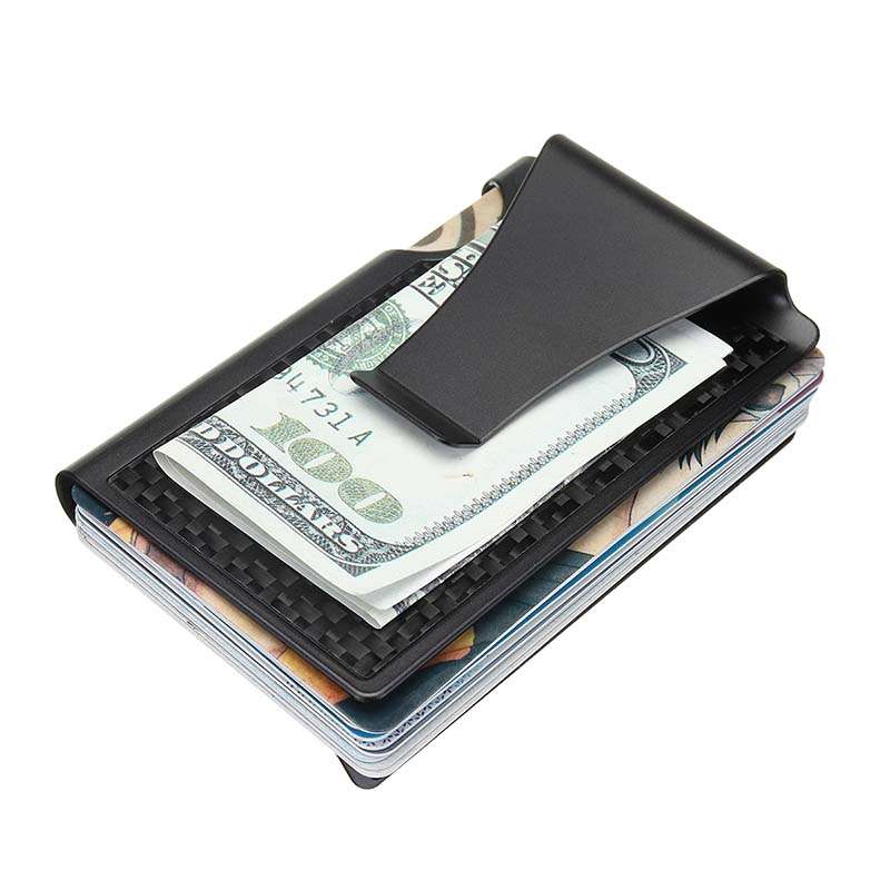Carbon Fiber Flip Card Holder Credit Card Holder EDC Gadget