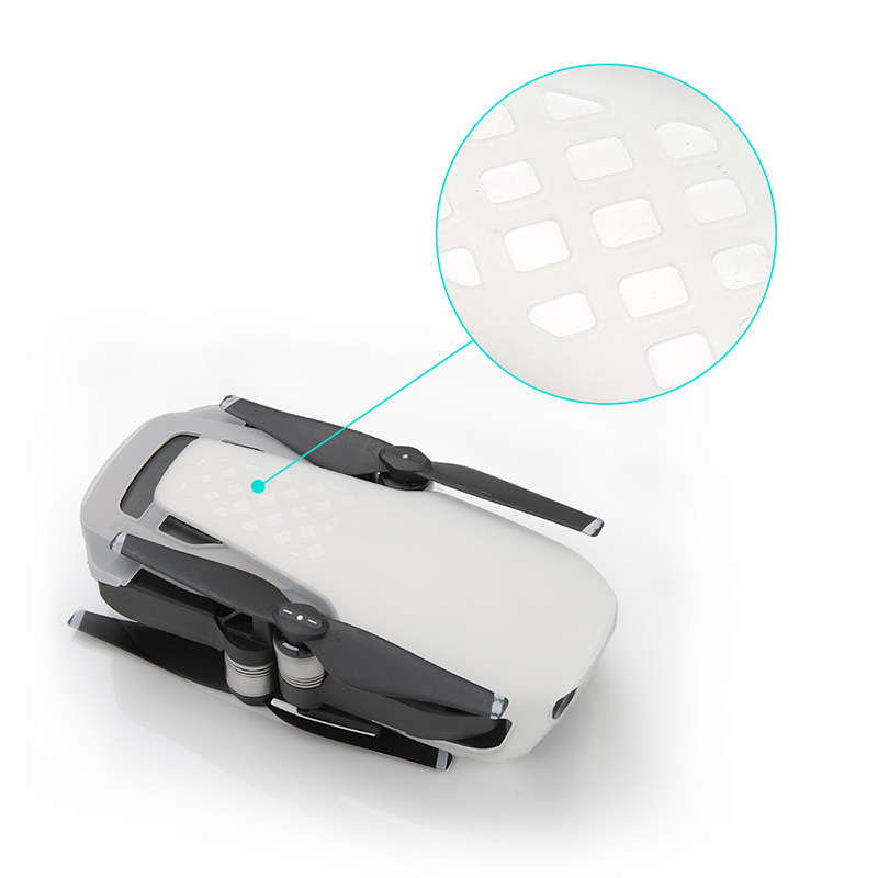 Silicone Protective Body Shell Cover Fuselage Anti-Slip Case Skin Wrap for DJI Mavic Air Drone