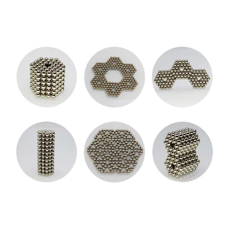 1000PCS Per Lot 5mm Magnetic Buck Ball Magnet Silver Intelligent Stress Reliever Toys Gift