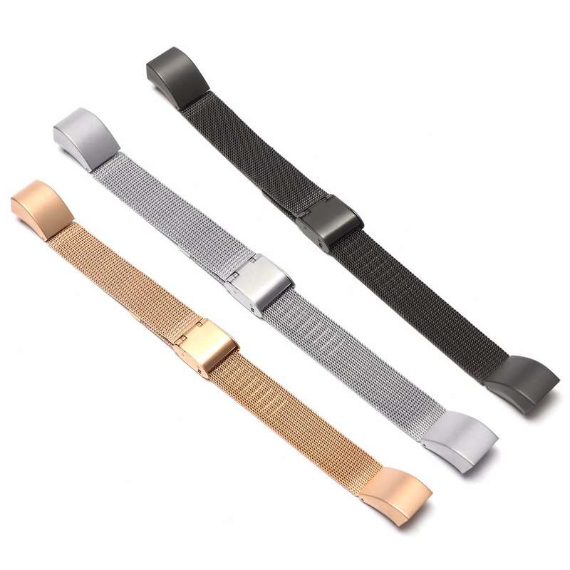 Fitbit Alta Stainless Steel Watch Band Metal Mesh Strap