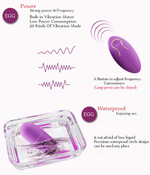 Female Wireless Remote Control Vibrating Egg 20 Speed Adult Masturbation Vibrator
