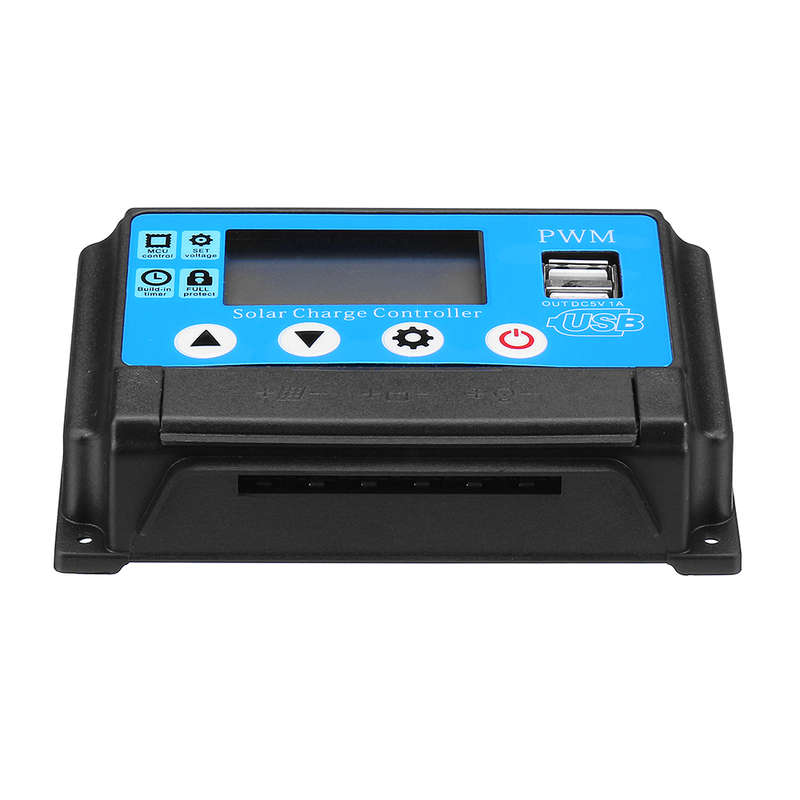 10/20/30/40/50A 12V 24V Auto Solar Panel Solar Charge Controller Battery Cha