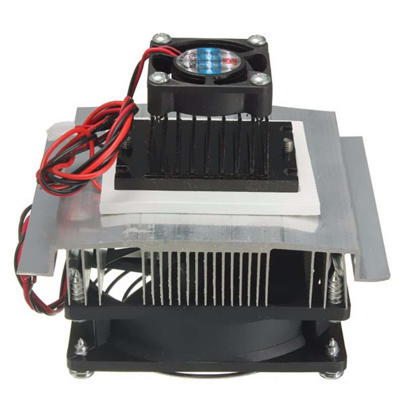 Geekcreit TEC1-12705 Thermoelectric Peltier Refrigeration Cooling System Equipment Kit Cooler Fan -