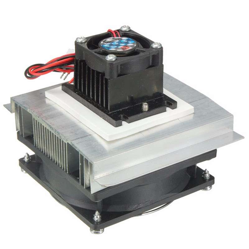 Geekcreit TEC1-12705 Thermoelectric Peltier Refrigeration Cooling System Equipment Kit Cooler Fan -