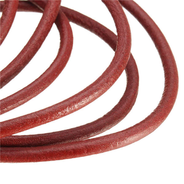 68 Inch Red Softer Leather Treadle Belt For Singer Sewing Machine With Metal Hook