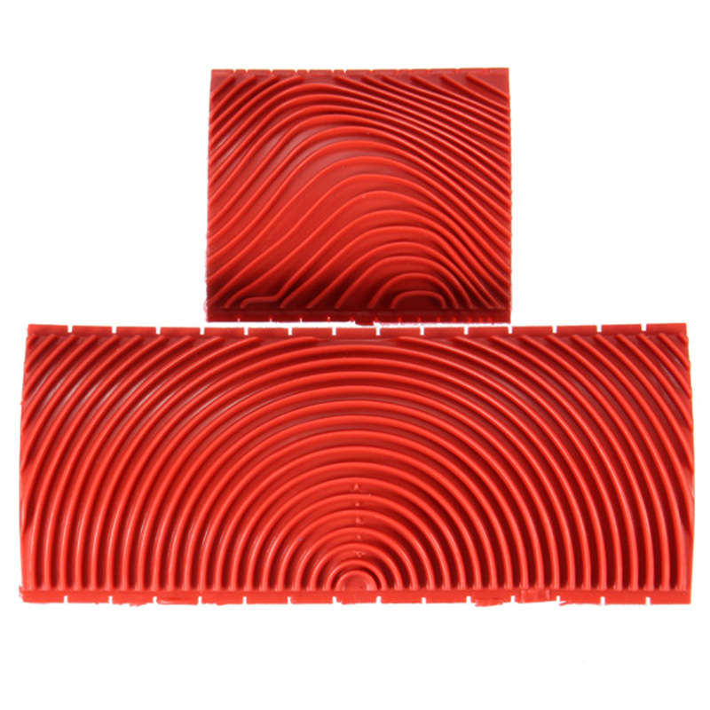 2Pcs Large & Small Wood Graining Tool DIY Wall Floor Painting Effects Wood G