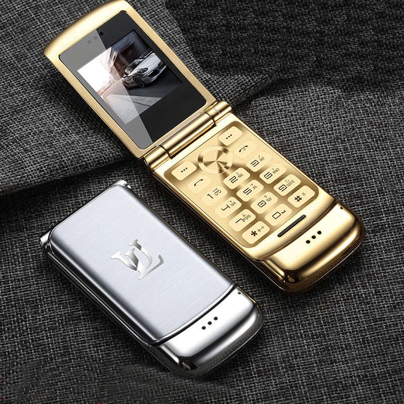 Ulcool V9 Smalllest Flip Phone 850mAh Whatsapp bluetooth Dialer FM Dual SIM Mini Card Phone