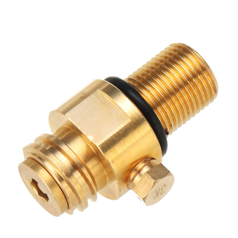 M18*1.5 Thread Replacement Valve CO2 Tank Brass Pin Valve For Soda Stream