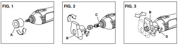 HILDA Sanding and Grinding Guide Attachment Locator Positioner for Dremel