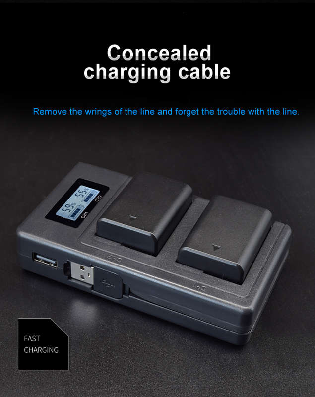 Palo LP-E6-C USB Rechargeable Battery Charger Mobile Phone Power Bank for Canon LP-E6 - 0.11kg