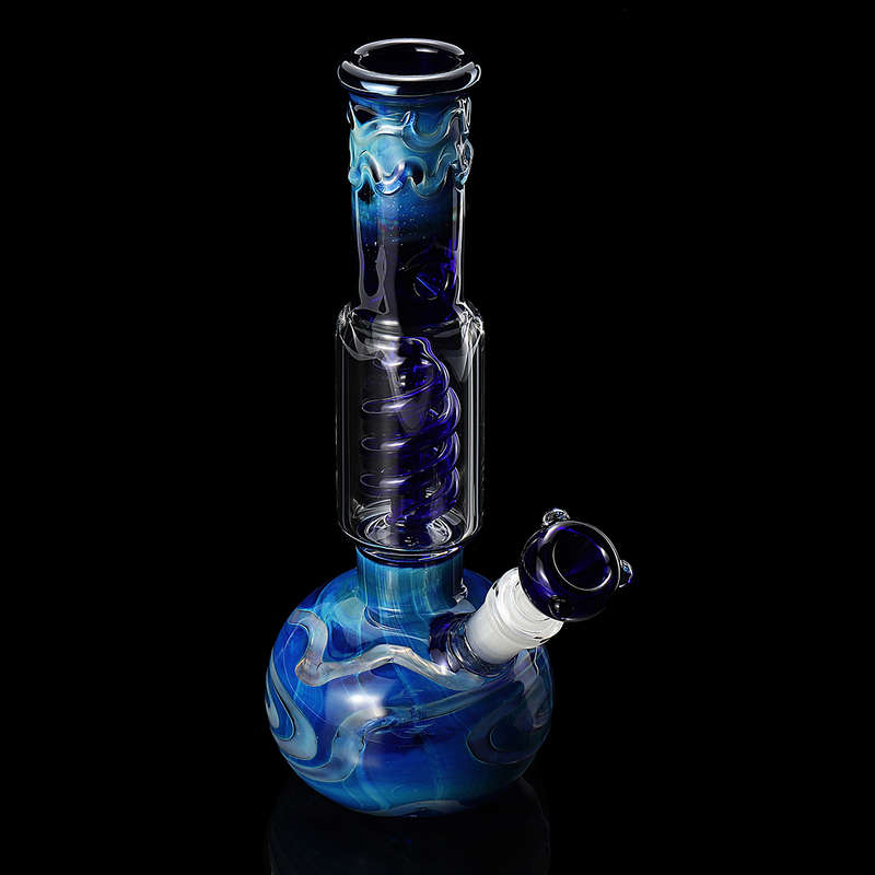 10.7 Inch Glass Bong Bubbler Water Pipe Hookah Beaker Ice Catcher Filter Bon