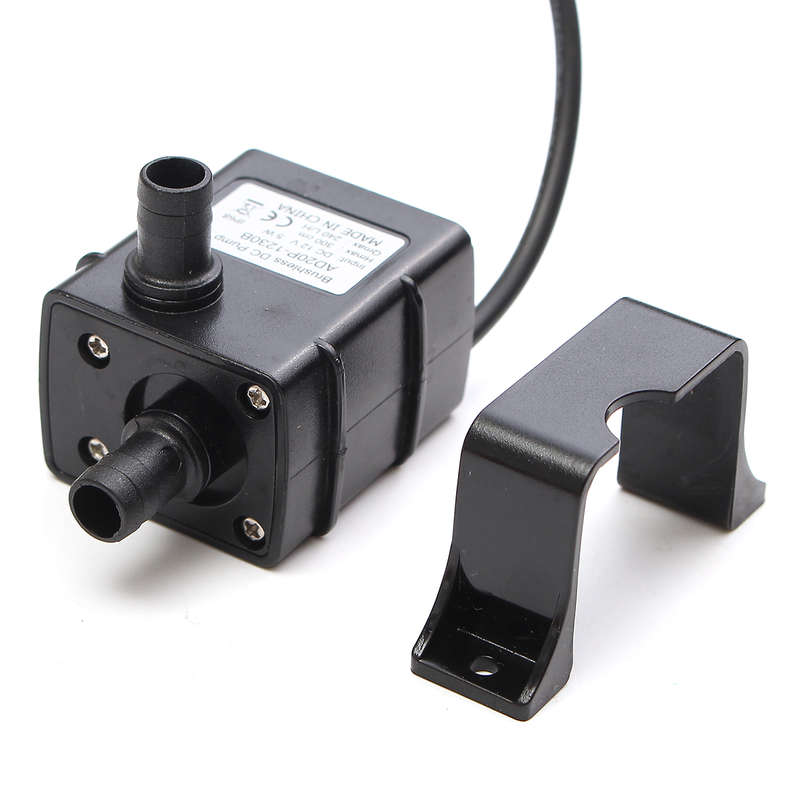 DC12V 4.8W Mini DC Brushless Garden Fountain Pump Hydrological Cycle Submersible Water Pump