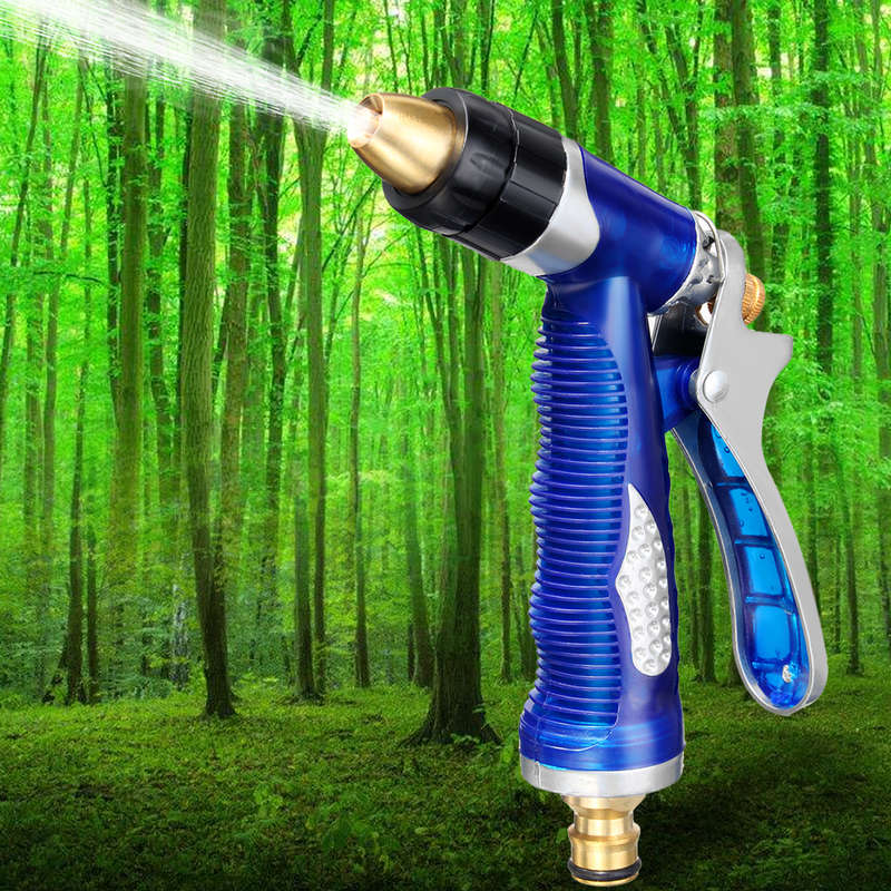 Water Hose Nozzle Jet Spray Gun High Pressure Adjustable Watering